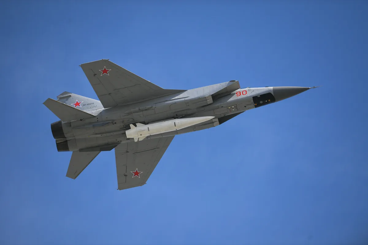 Russian MiG-31I Jets with Hypersonic Missiles Conduct Routine Flight Over Sea of Japan, Emphasizing International Compliance