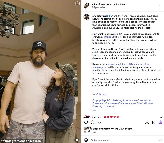 Jason Momoa's Urgent Appeal as Hawaii's Aging Dam Threatens Catastrophic Flood