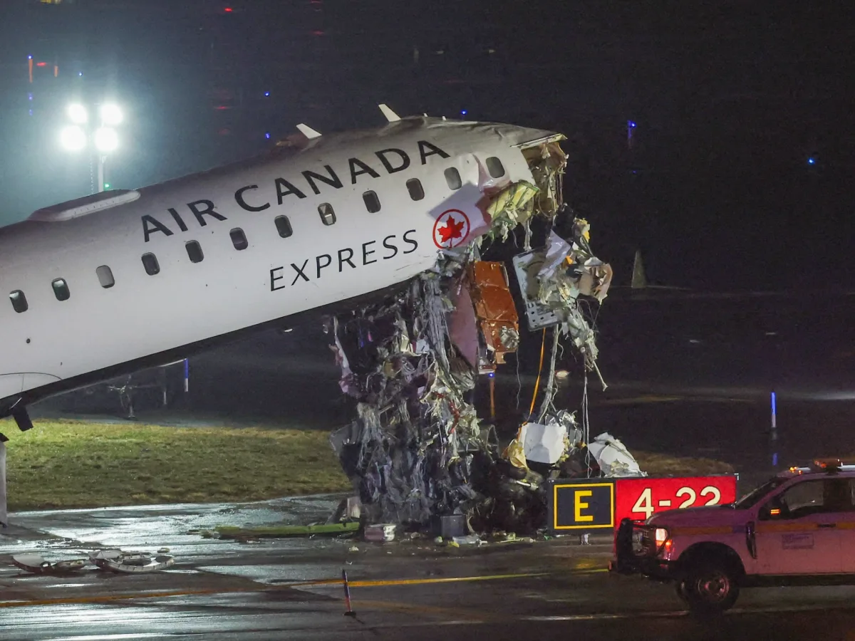 Air Canada Express Flight Collides with Fire Truck at LaGuardia, Two Killed