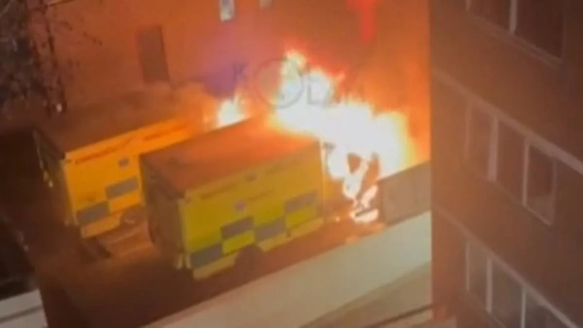 Antisemitic Arson Attack Engulfs Hatzola Ambulances, Shatters London Synagogue in Explosions