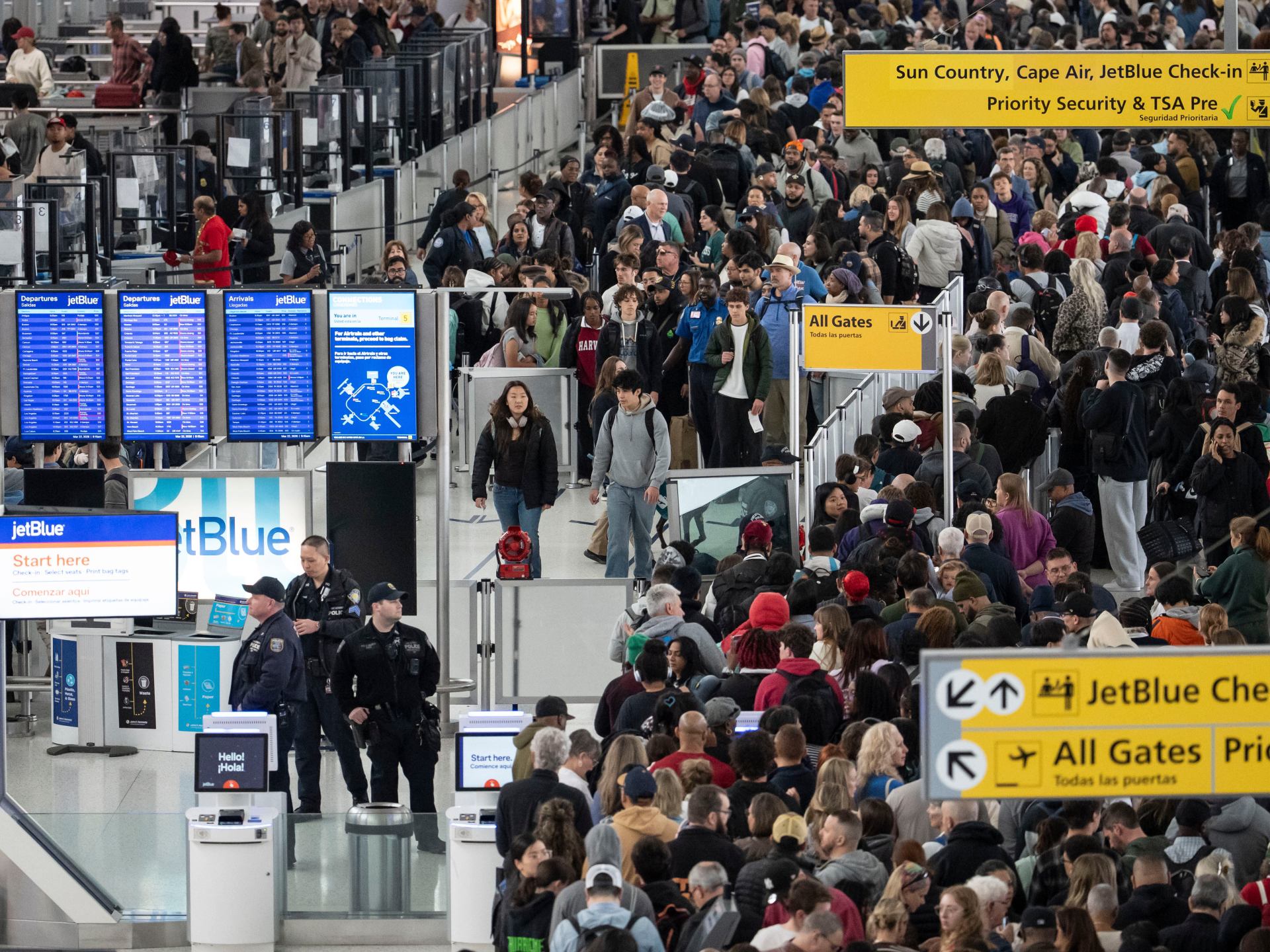 Trump's Move to Deploy Immigration Agents Amid Airport Crisis as TSA Staffing Shortages Worsen Due to Government Shutdown