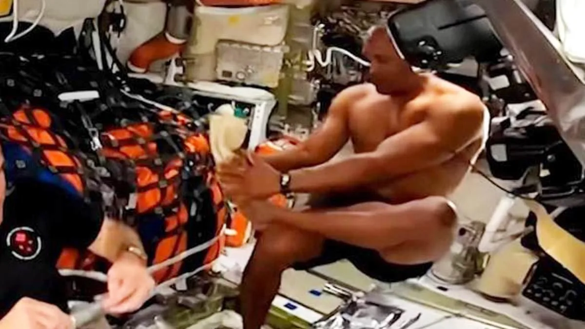 NASA Astronaut Victor Glover's Accidental Live Feed Ignites Internet Fame and Embarrassment
