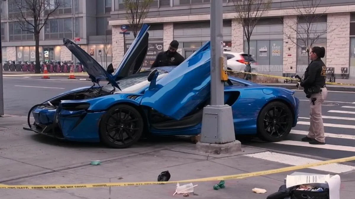 Botched Heist Leaves Luxury Cars Smashed in NYC Parking Garage Chaos
