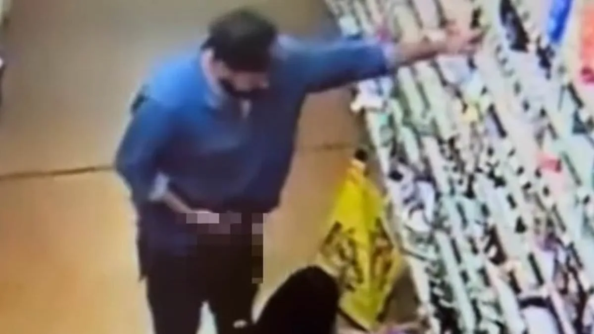 Security Footage Shows Man Exposing Himself to Woman at Valencia, California Whole Foods