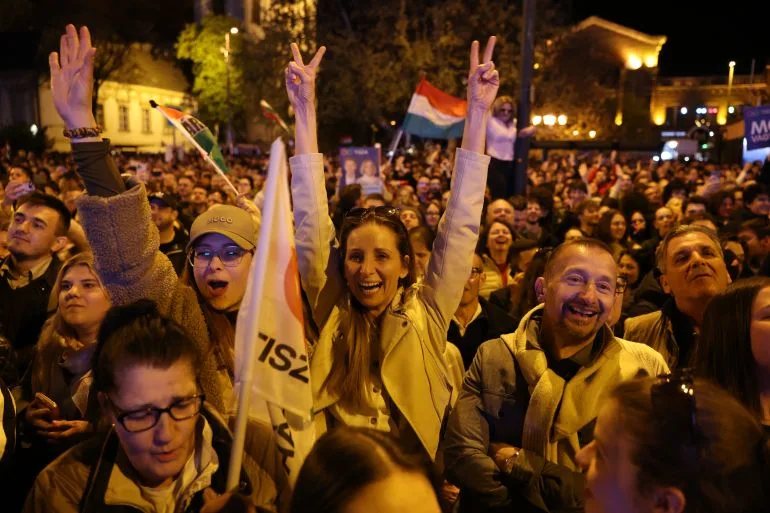 Historic Landslide Victory: Magyar's Tisza Party Ends Orban's 16-Year Rule in Hungary