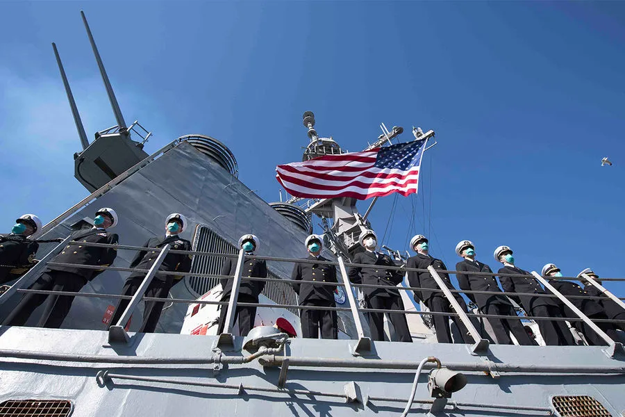U.S. Navy Ships Escape Destruction in Tense Strait of Hormuz Standoff with Iran