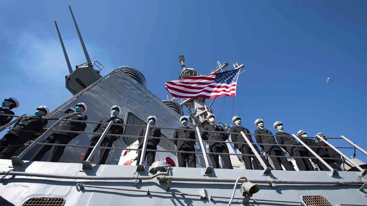 U.S. Navy Ships Escape Destruction in Tense Strait of Hormuz Standoff with Iran