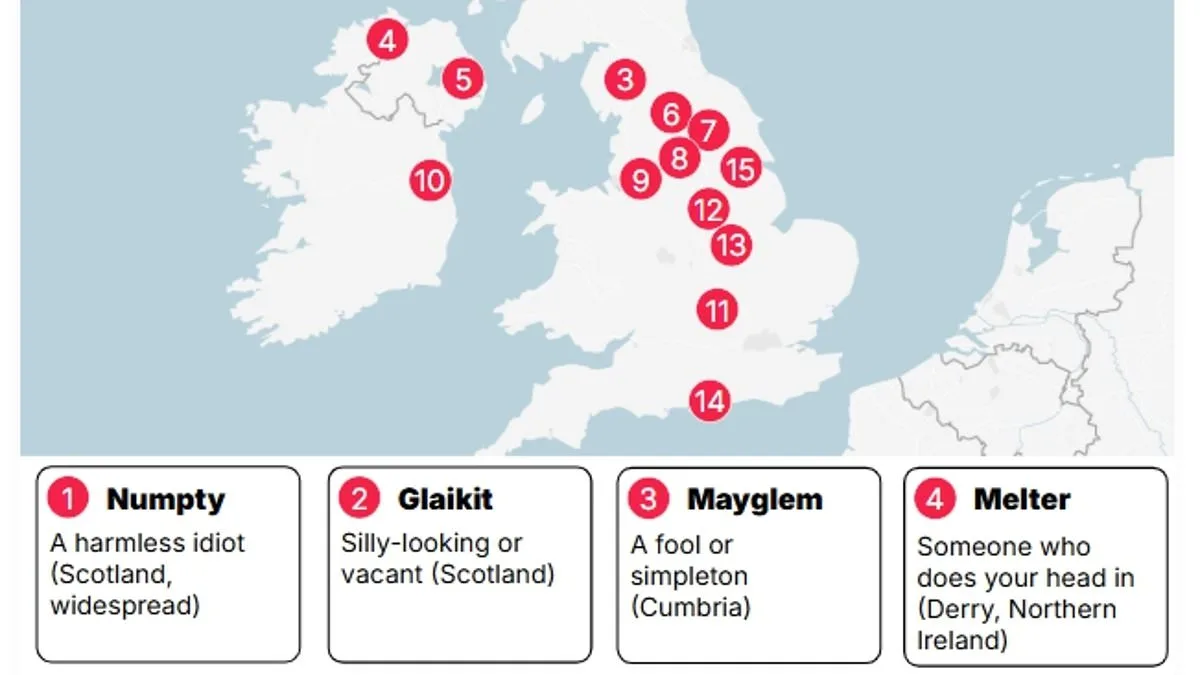Swear Word Census: UK's Regional Insults in Peril