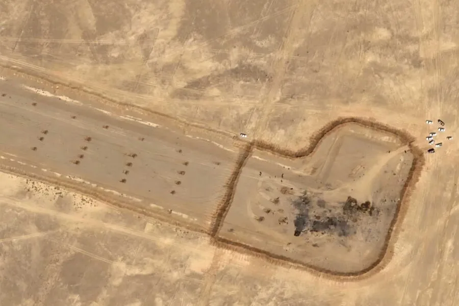 US Military Operation in Iran: Satellite Imagery Reveals Destruction of Aircraft.