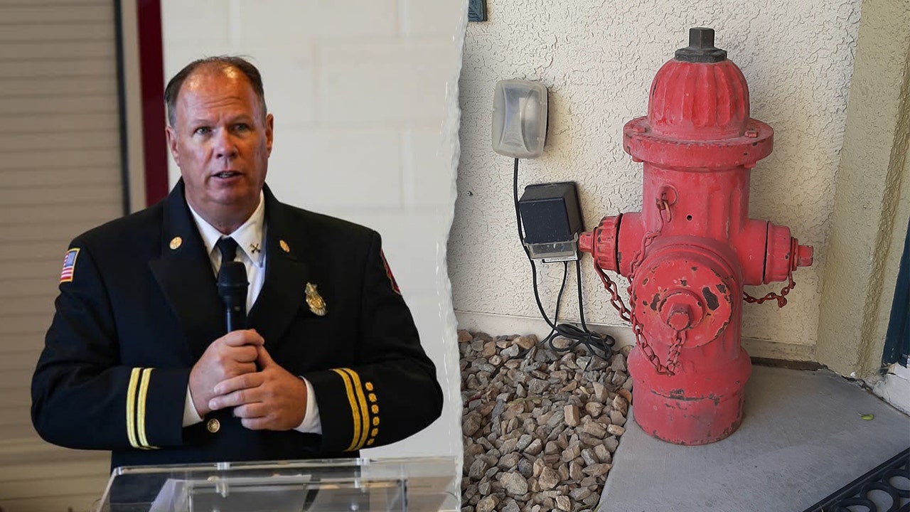 Vegas Fire Veteran Challenges HOA Over Vintage Iraq Hydrant Display