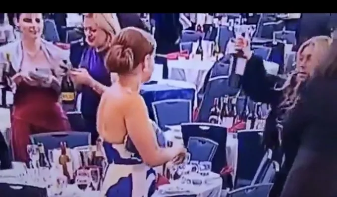 Viral Video Shows Ukrainian Ambassador Removing Drinks During DC Shooting