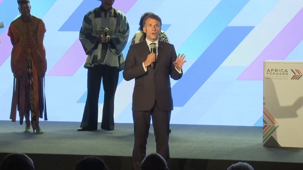 Macron publicly scolds African summit attendees for disrespectful behavior