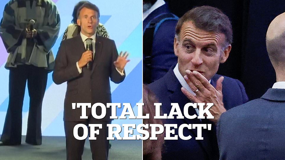 Macron publicly scolds African summit attendees for disrespectful behavior