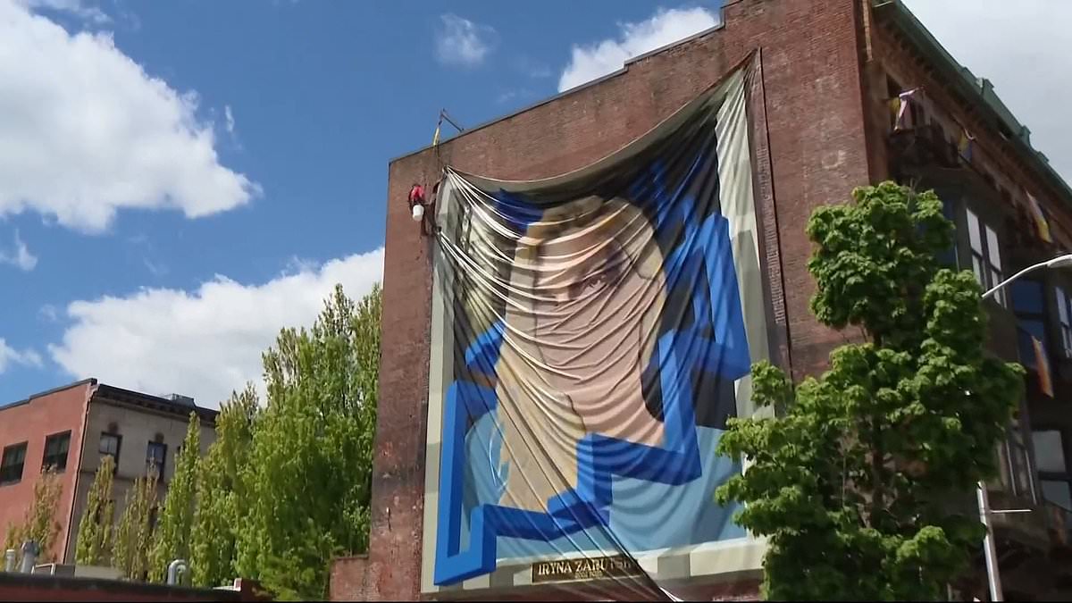 Mayor Smiley removes Ukrainian refugee mural funded by Elon Musk and Andrew Tate.