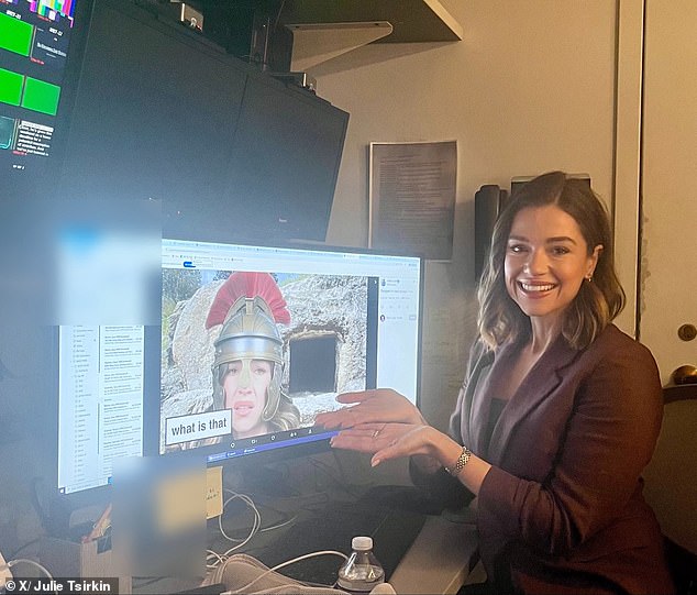 Correspondent Julie Tsirkin Pauses to Ask 'What Is That?' During White House Shooting