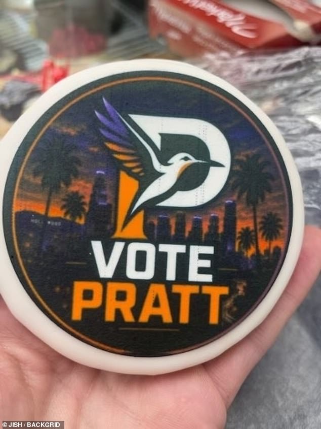Brentwood bakery owner defends Spencer Pratt cookies amid political pressure claims.