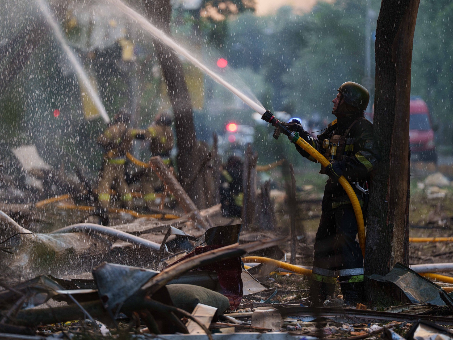 Russia warns foreign nationals to evacuate Kyiv ahead of planned drone strikes.