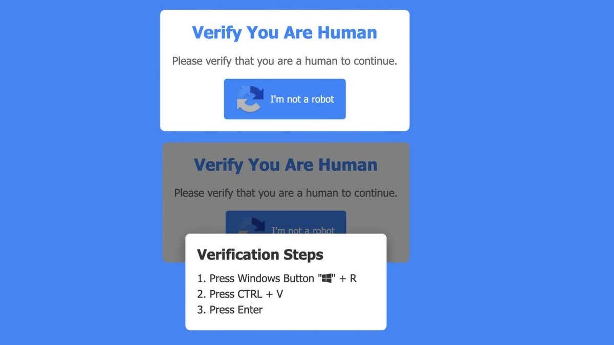Scammers trick users into installing malware via deceptive CAPTCHA keyboard commands.