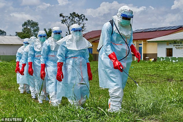 Ebola fears rise as Congolese World Cup team travels to Houston.