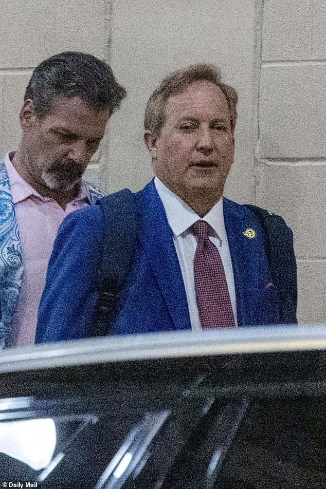 Trump-backed Paxton strolls in Margaritaville mode after mistress's love nest exposed.