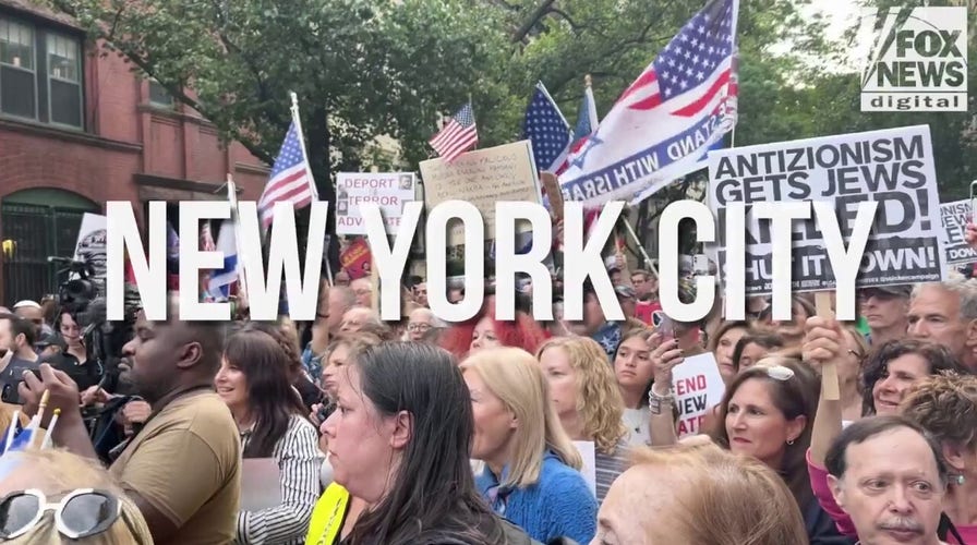 Hundreds protest Mamdani in Manhattan over alleged Jewish safety neglect
