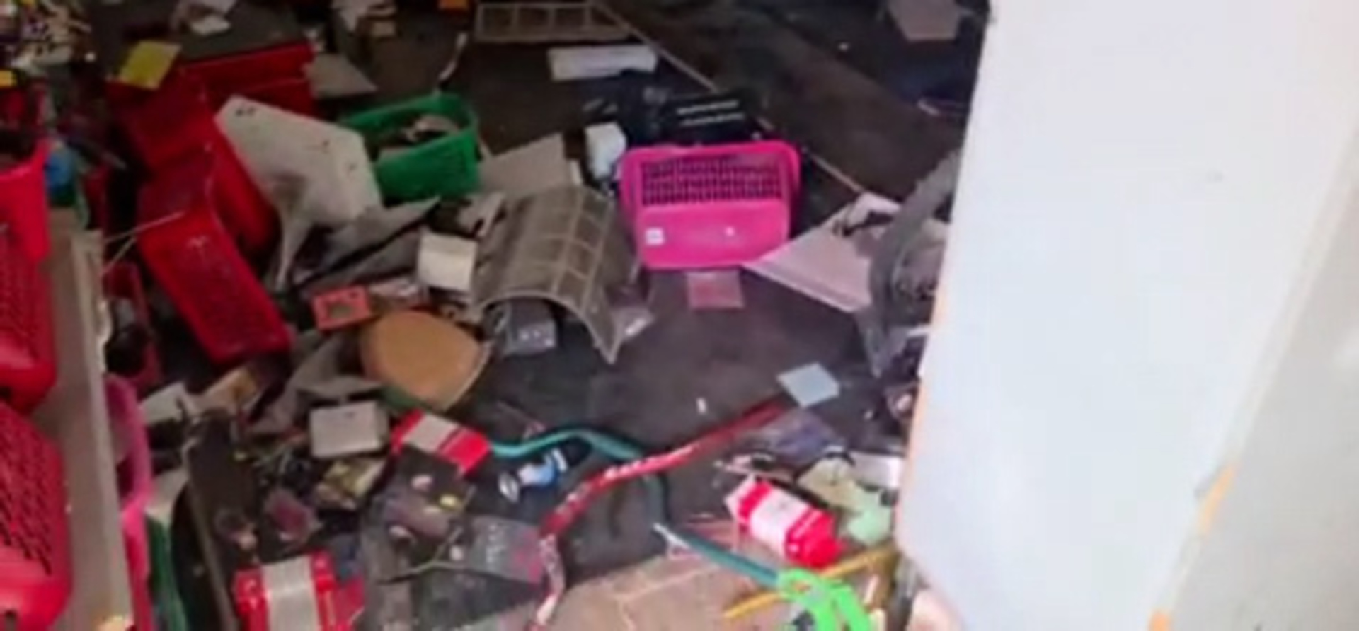 Israeli forces intercept Hezbollah missile barrage causing visible damage in Kiryat Shmona