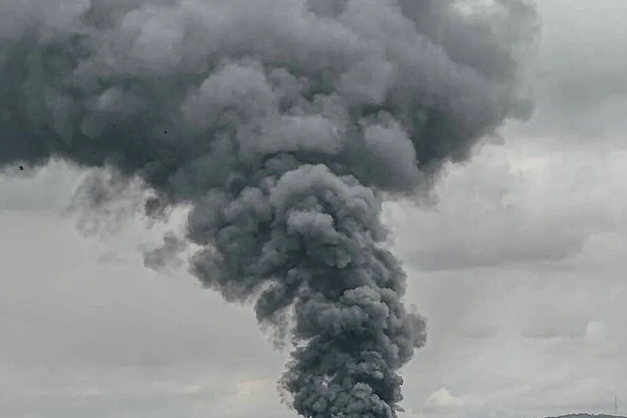 Drone strikes damage Saratov infrastructure, oil depot fire contained