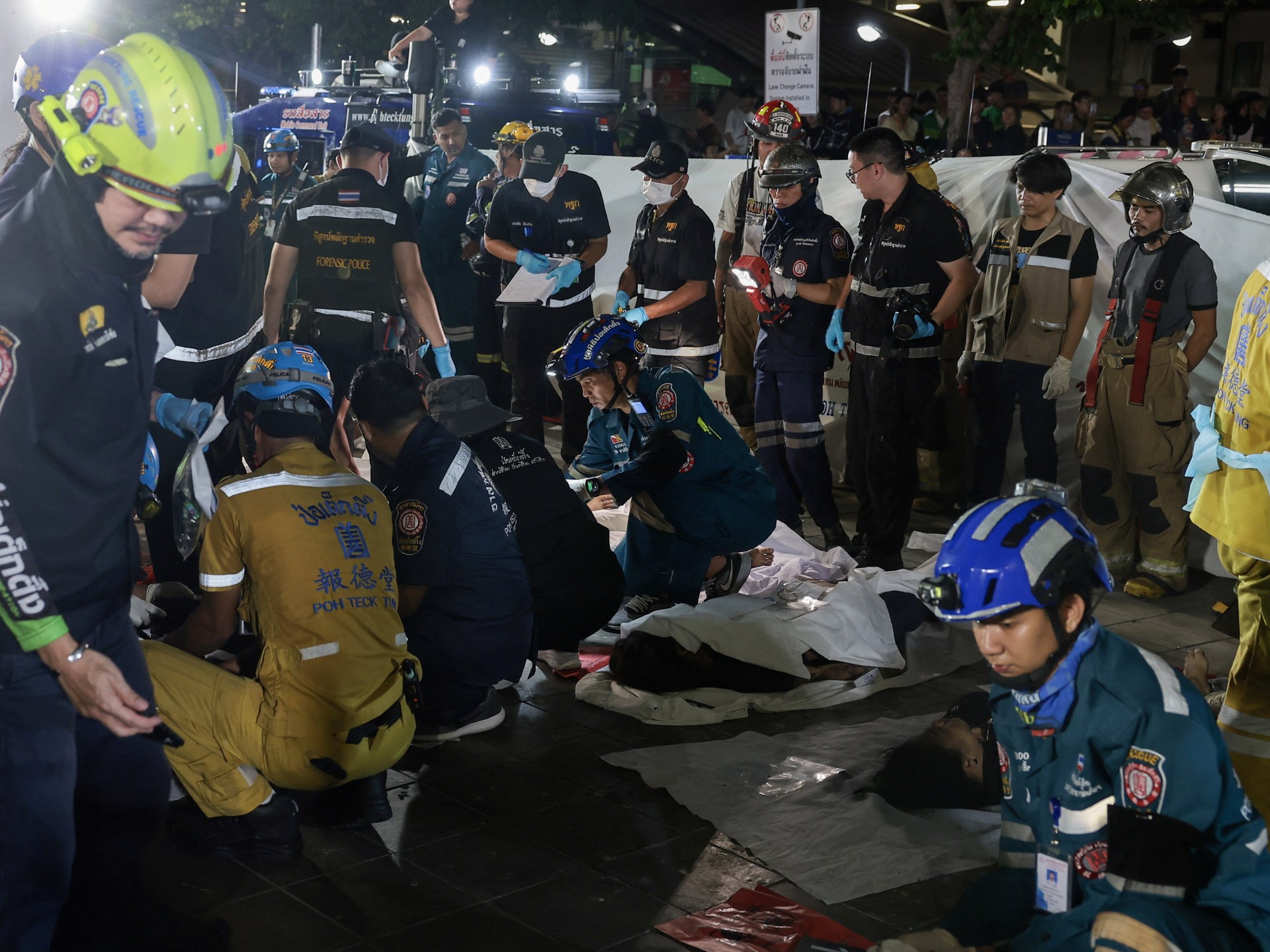 Fire kills 27 and injures dozens in Bangkok nightlife district tragedy.