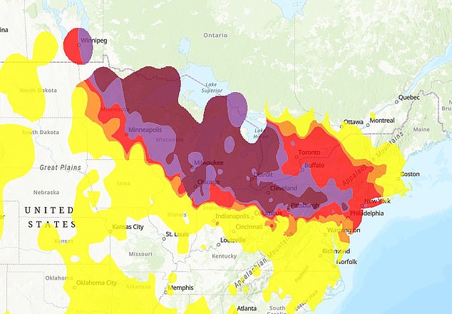 Canadian Wildfires Send Toxic Smoke Across US Northeast and Midwest