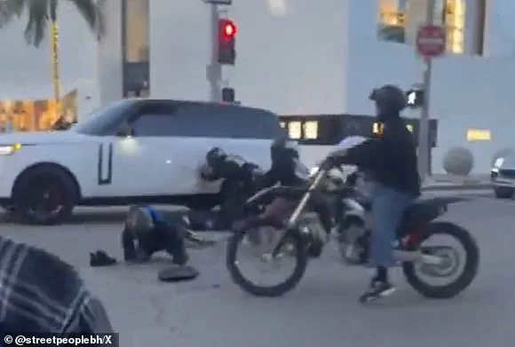 Brazen Mini-Bike Riders in Beverly Hills Crash at Red Light