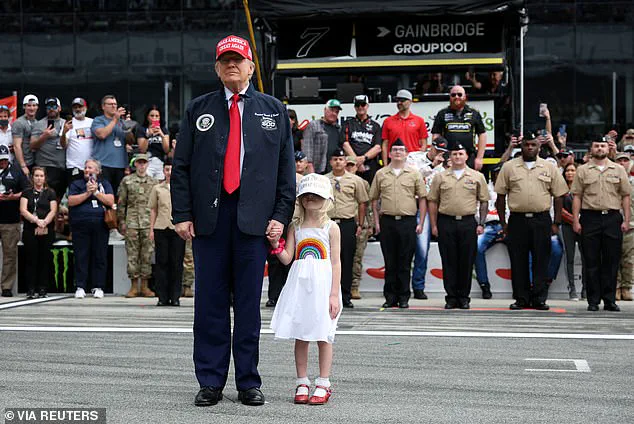 Carolina Trump Joins Her Father at Daytona 500