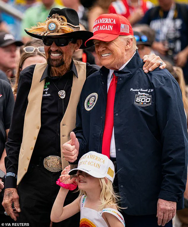 Carolina Trump Joins Her Father at Daytona 500