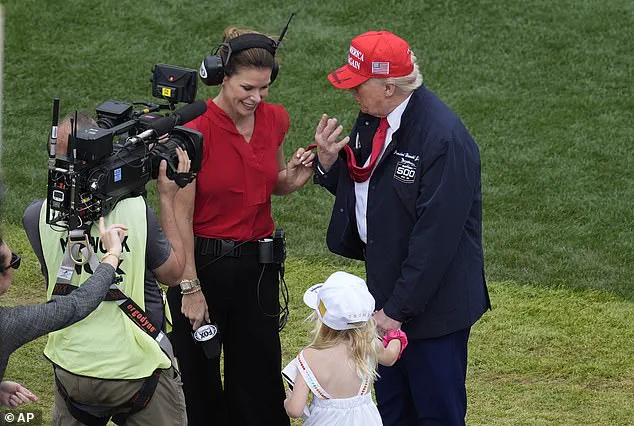 Carolina Trump Joins Her Father at Daytona 500