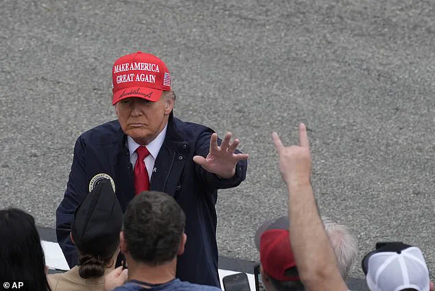 Carolina Trump Joins Her Father at Daytona 500