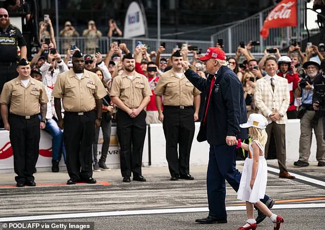 Carolina Trump Joins Her Father at Daytona 500