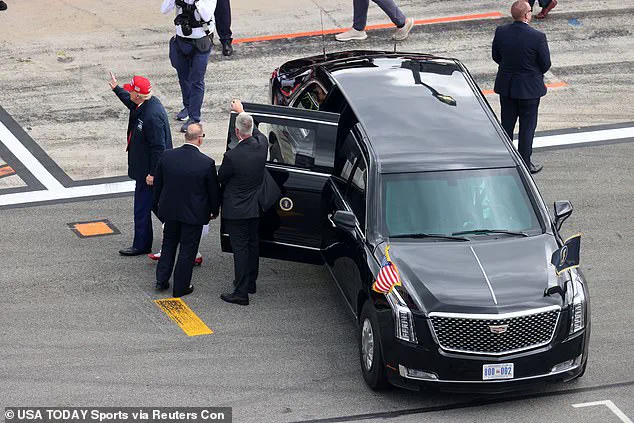 Carolina Trump Joins Her Father at Daytona 500