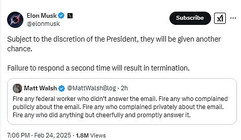 Elon Musk's Email Request to Federal Workers Sparked a Heated Debate