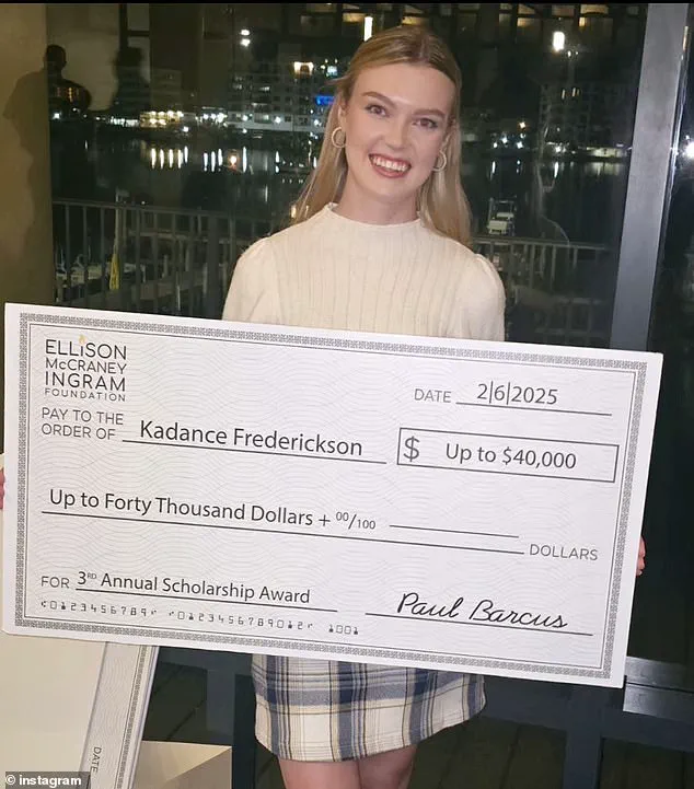 Tragic Loss: Beauty Queen Kadance Fredericksen Receives $40,000 Scholarship in Final Post