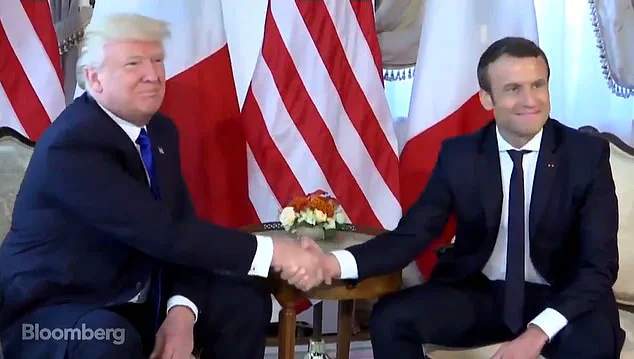 Trump and Macron's Awkward Handshake: A Fake Display of Friendship?