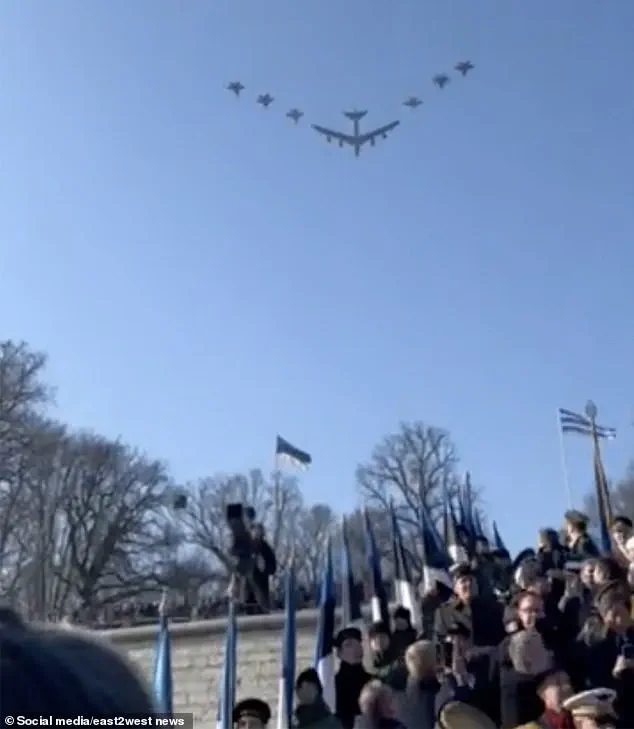 US B-52 Flybys Send a Message to Russia on Ukraine Invasion Anniversary