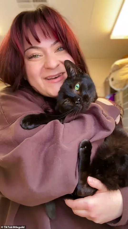 Viral TikTok Video Shows Heartwarming Story of 'Too Affectionate' Black Cat