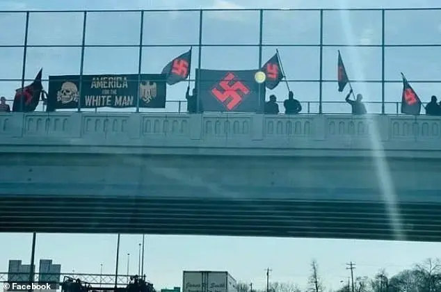 White supremacist display sparks outrage in historically African American community