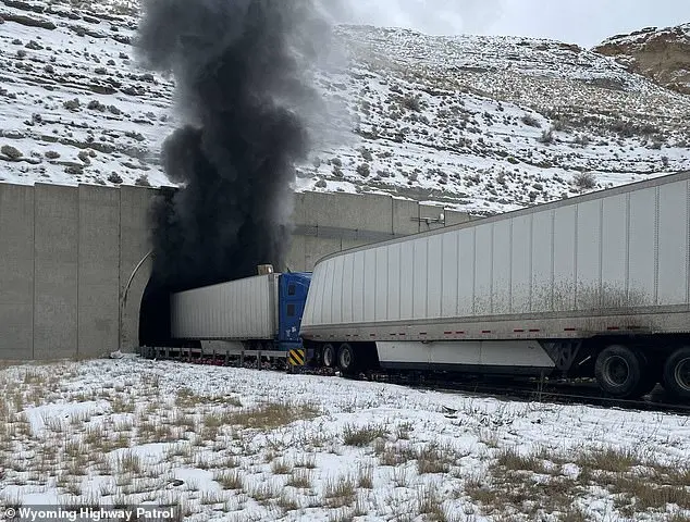 Wyoming Interstate 80 Crash Results in Tunnel Fire and Highway Shutdown