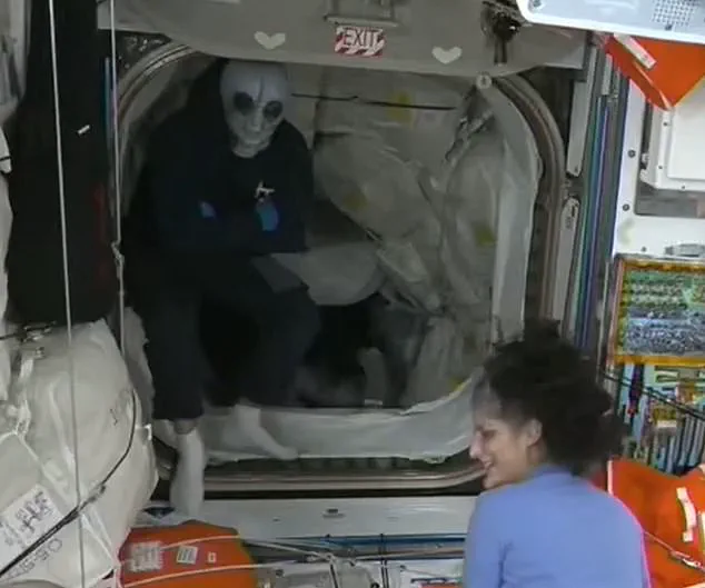 SpaceX Crew Greeted with Alien Welcome Upon Arrival at International Space Station