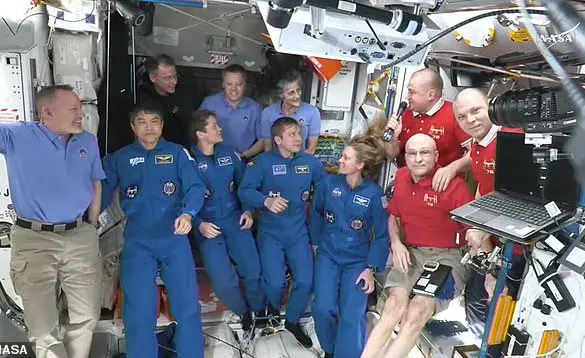 SpaceX Crew Greeted with Alien Welcome Upon Arrival at International Space Station