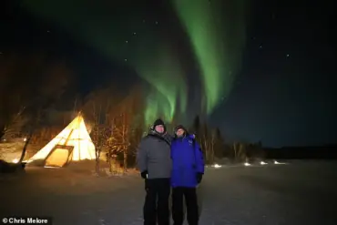 The Northern Lights: A Natural Light Show over North America