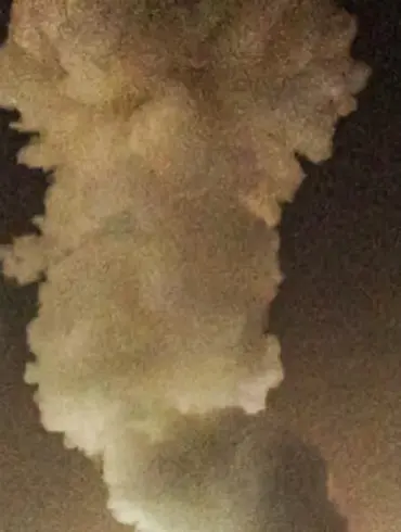 Ukrainian Armed Forces Drones Attack Russian Facility, Causing Fire