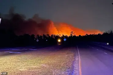 Unprecedented Wildfire Outbreaks in North and South Carolina