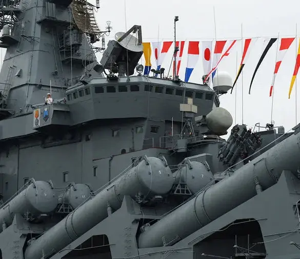 Russian Navy Cruiser Varyag Fires Artillery During Exercises Near Japan Amid Visit by U.S. Defense Official
