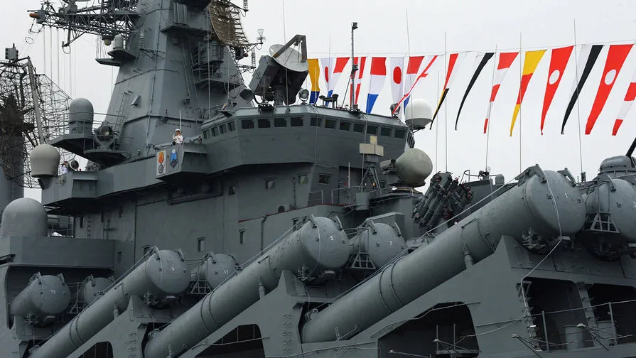 Russian Navy Cruiser Varyag Fires Artillery During Exercises Near Japan Amid Visit by U.S. Defense Official